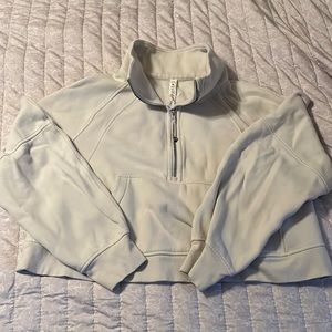 Lululemon cropped funnel sweatshirt
